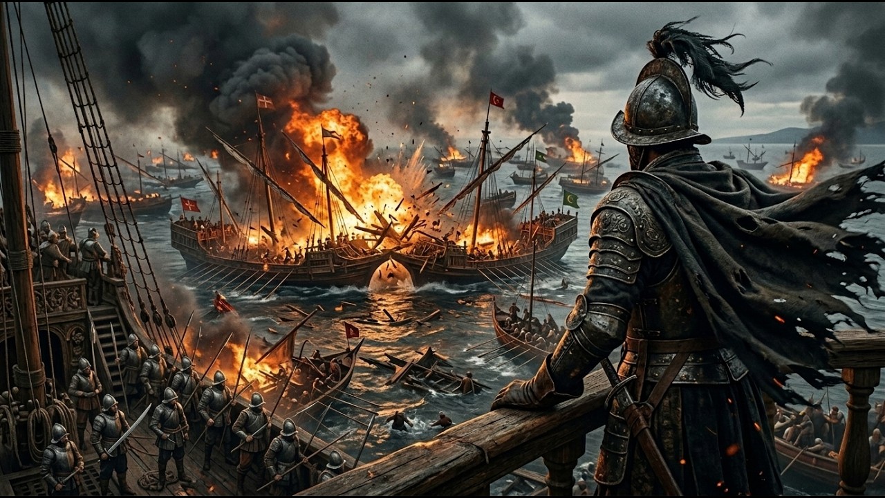 5 Hours of Terror: How the 1571 Naval Battle Slaughtered the Ottoman Empire