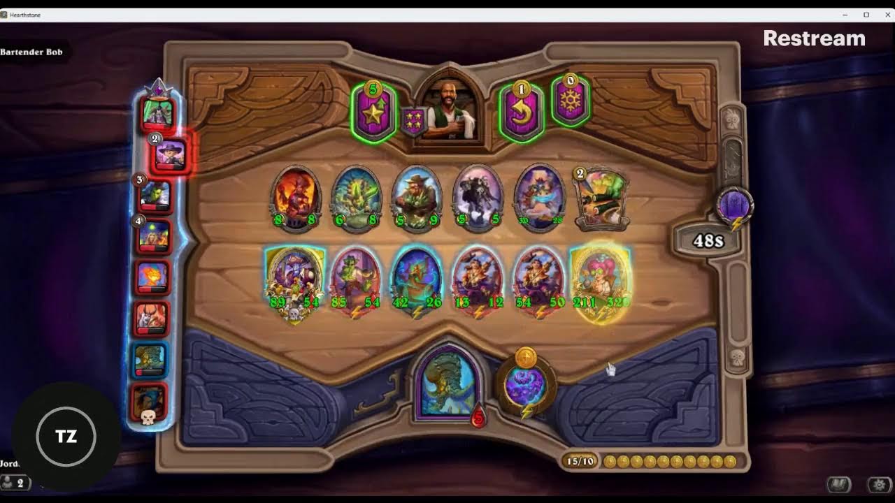 LIve Hearthstone Battlegrounds Play