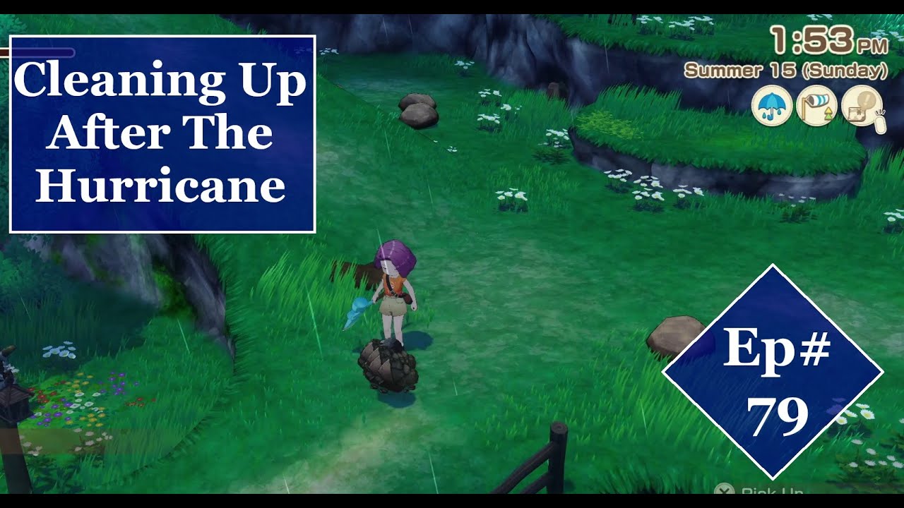 Story Of Seasons; Grand Bazaar Episode 79-The Hurricane Made A Mess