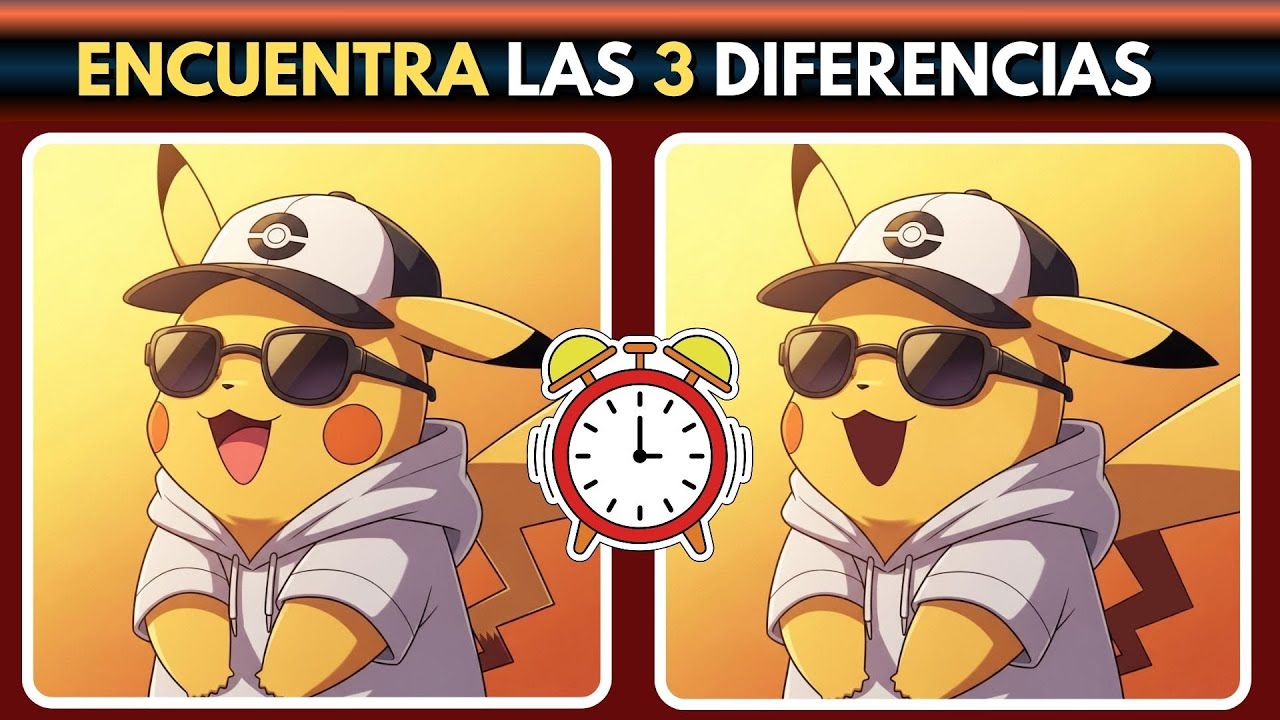 Desafío visual Pokémon para expertos ¡Atrévete a intentarlo!
