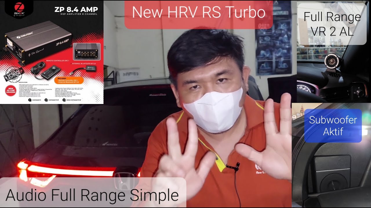Upgrade Audio New Honda HRV RS Turbo pakai Full Range by VOX Research