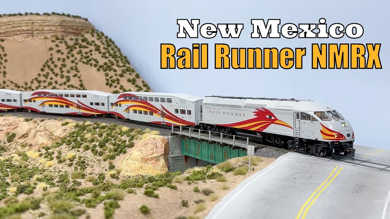 Let's Run Model Trains: HO Scale New Mexico Rail Runner NMRX MP36PH-3C DCC Sound