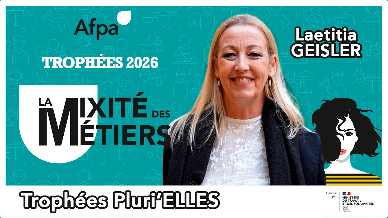 Quand, Laetitia, une ancienne policière monte en haut d'une grue //Trophées mixité des métiers 2026