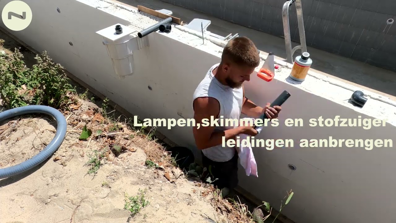 Zwembad leidingen aanbrengen! Zwembad-DHZ