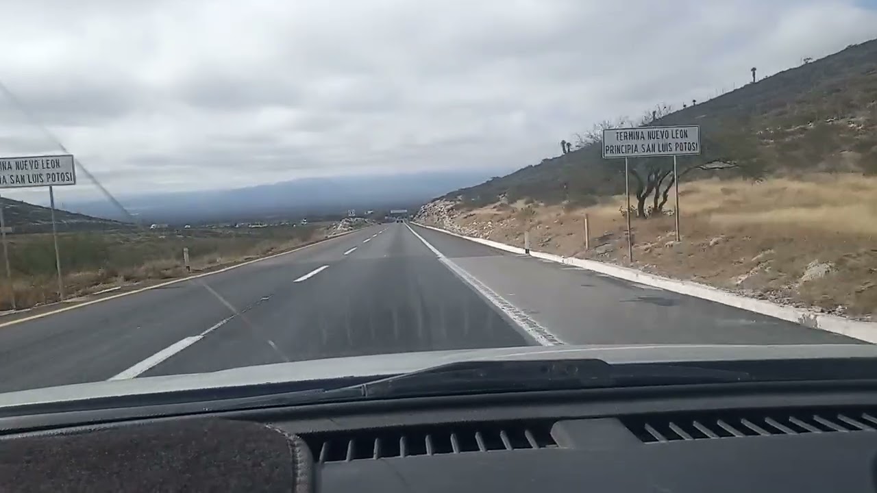 Llegando a Matehuala slp carretera 57
