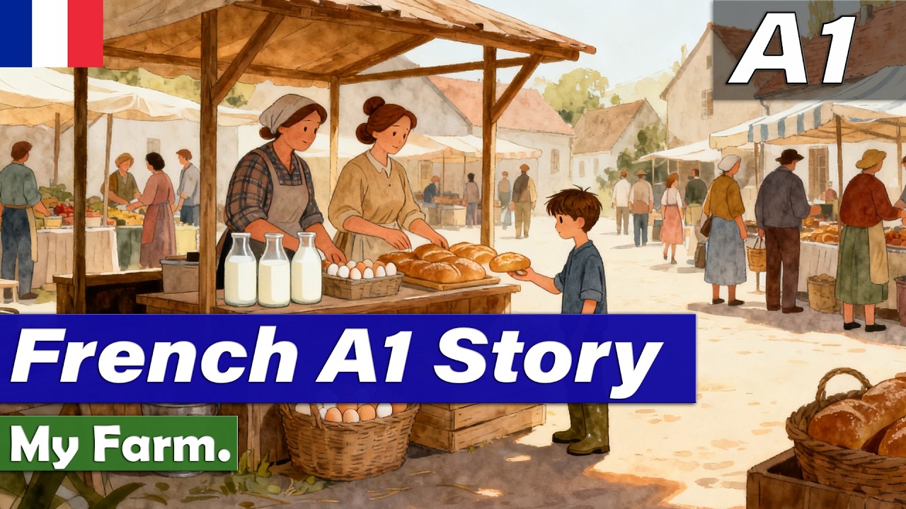 Learn French A1 | My Farm | Simple Story |