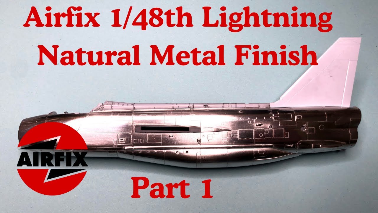 Airfix 1:48 English Electric  Lightning NATURAL METAL FINISH
