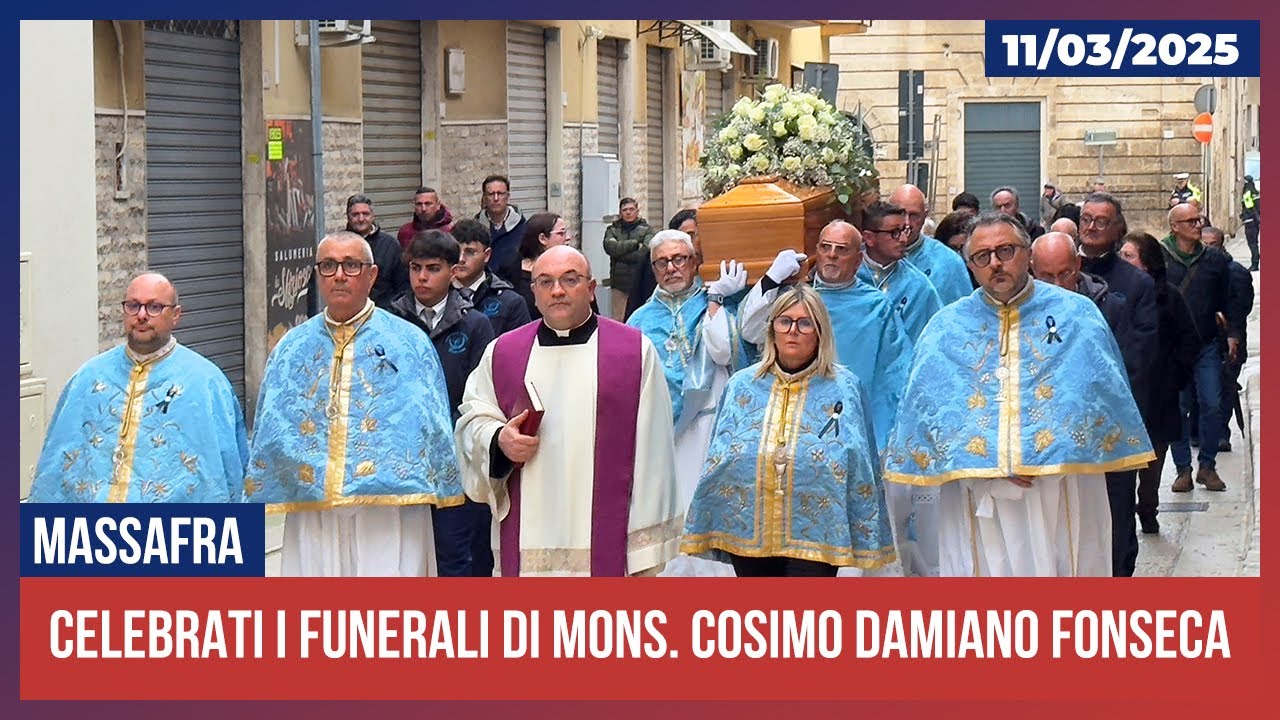 Massafra: Celebrati i funerali di Mons. Cosimo Damiano Fonseca