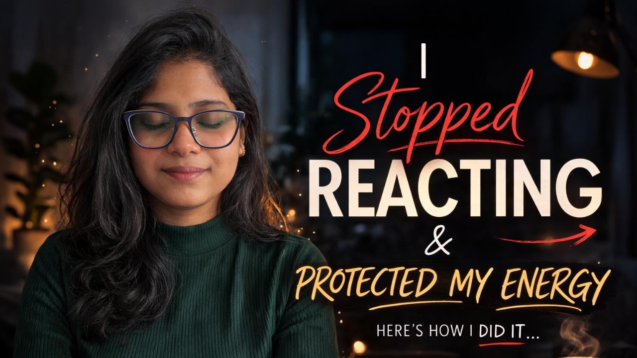 When I Stopped Reacting, I Found Peace