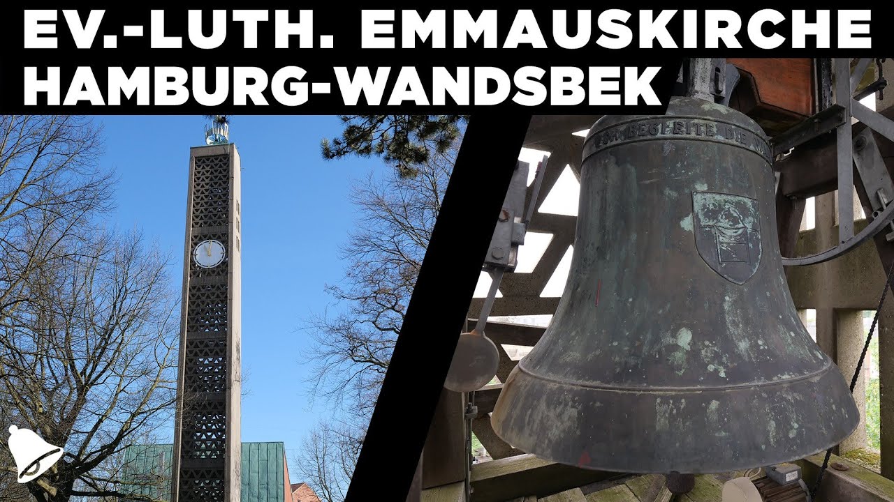 Hamburg-Wandsbek | entwidmete Emmauskirche | Präsentation von Kirche und Geläut