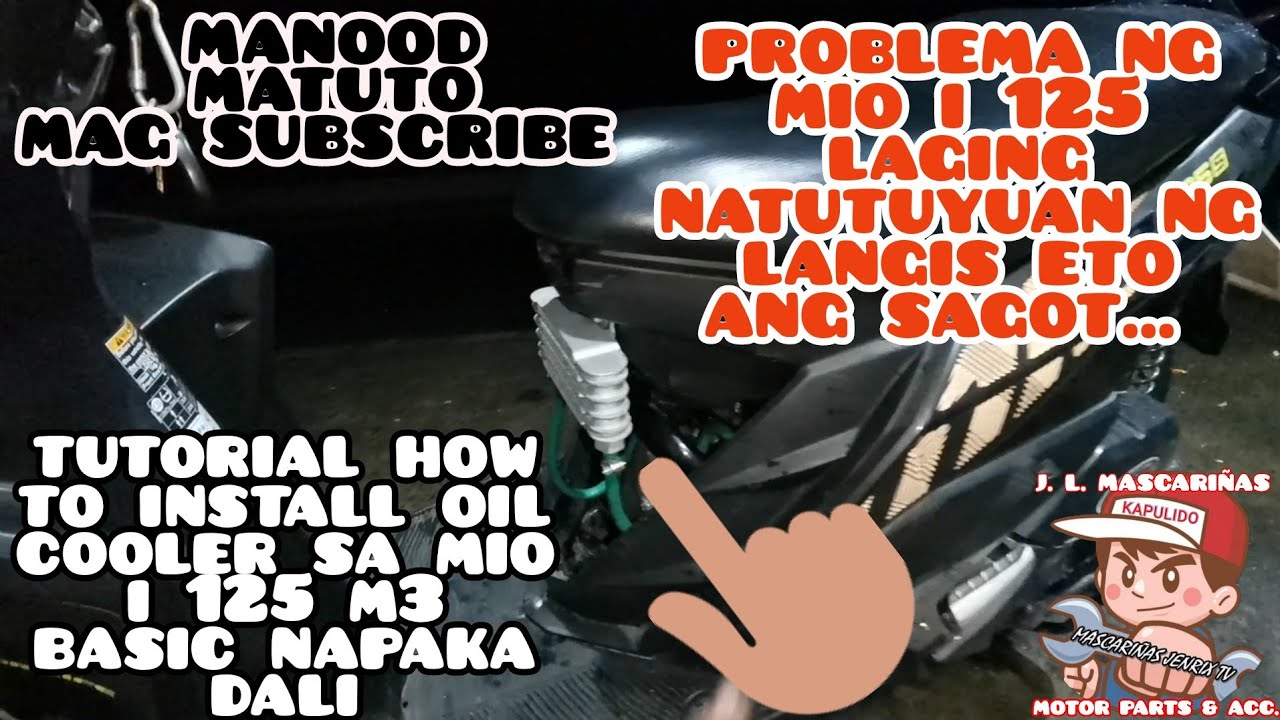 INSTALLATION OF OIL COLLER FOR MIO I 125 M3 EASIEST WAY DIY TUTORIAL GUIDE