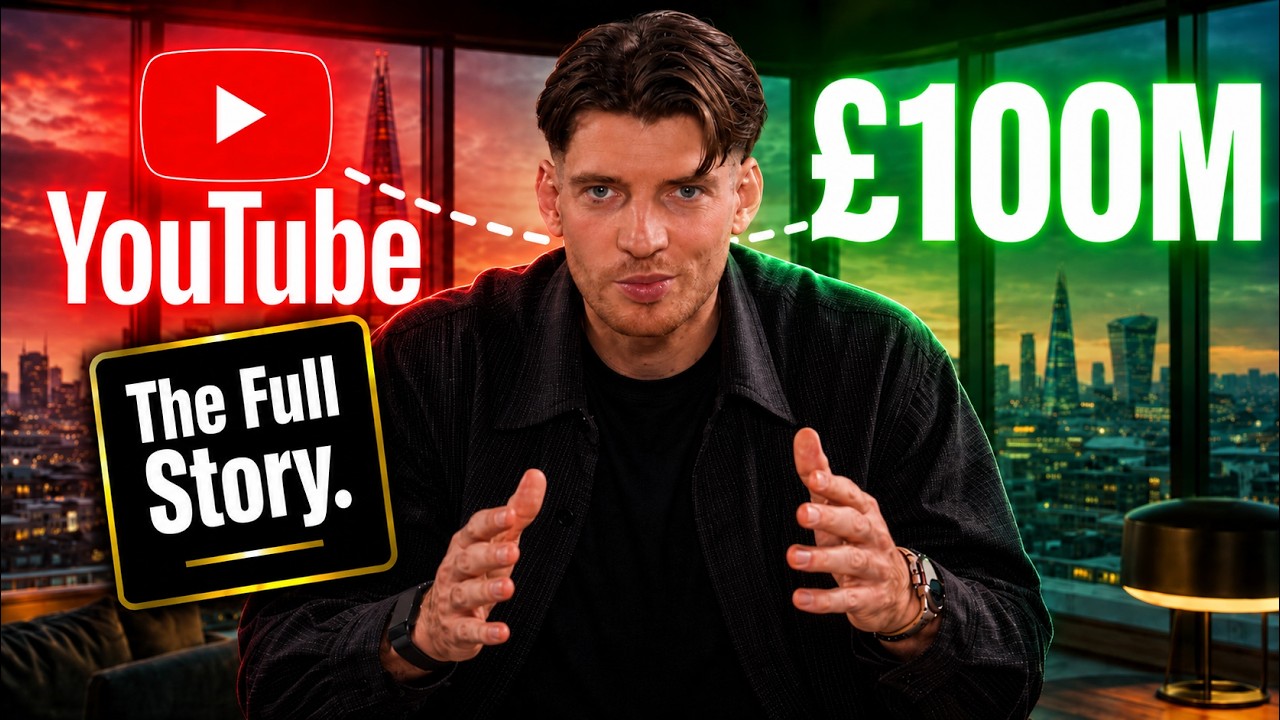 Я исчез с YouTube, чтобы построить компанию стоимостью 100 миллионов фунтов стерлингов.