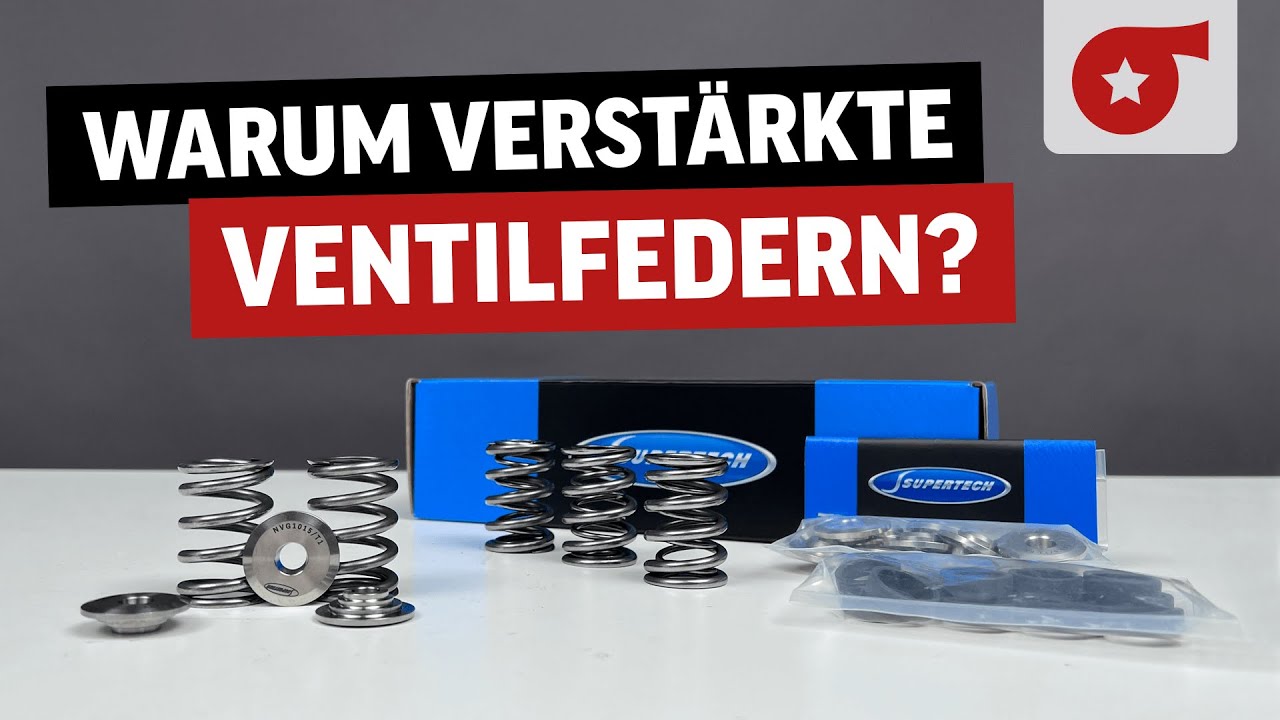 Mehr Drehzahl & Ladedruck dank verstärkten Ventilfedern? Federn und Teller erklärt!