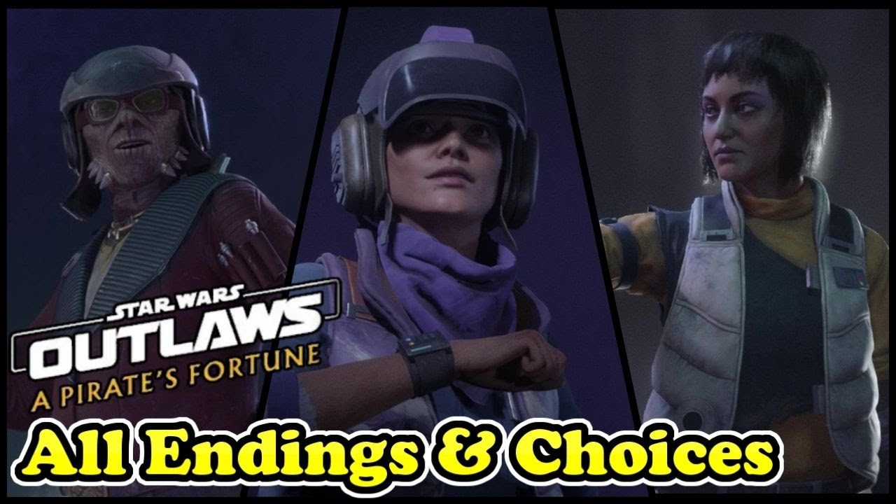 A Pirate's Fortune All Endings & Choices in Star Wars Outlaws A Pirate's Fortune DLC (4K)