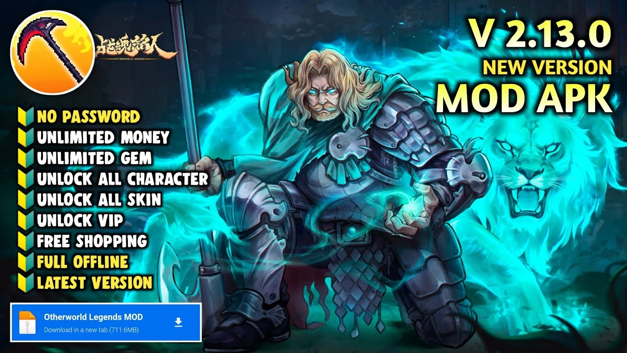 UPDATE‼️Otherworld Legends Mod V2.13.0 Terbaru 2025 - Unlimited Money & Unlock All Character