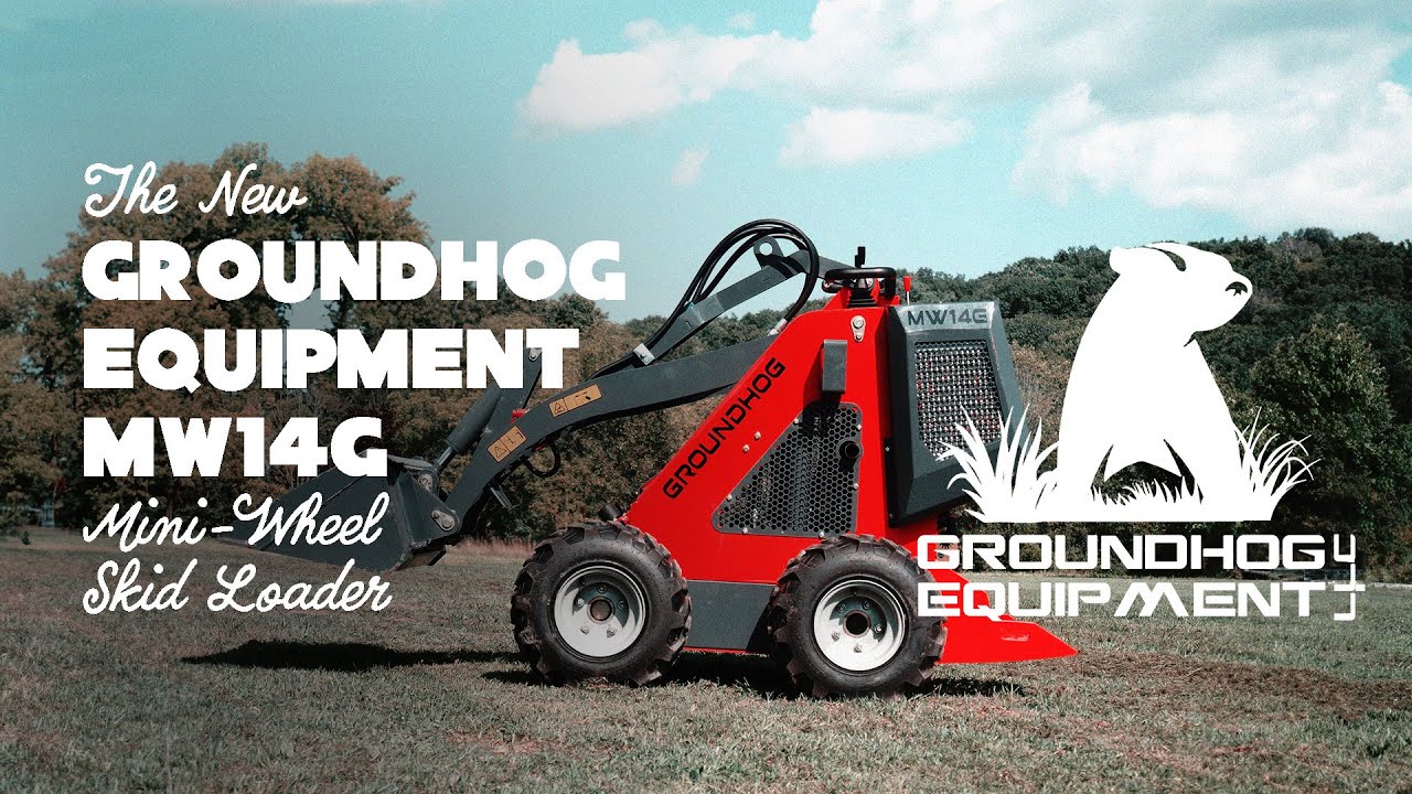 The Groundhog Equipment MW14G Mini-Wheel Skid Loader