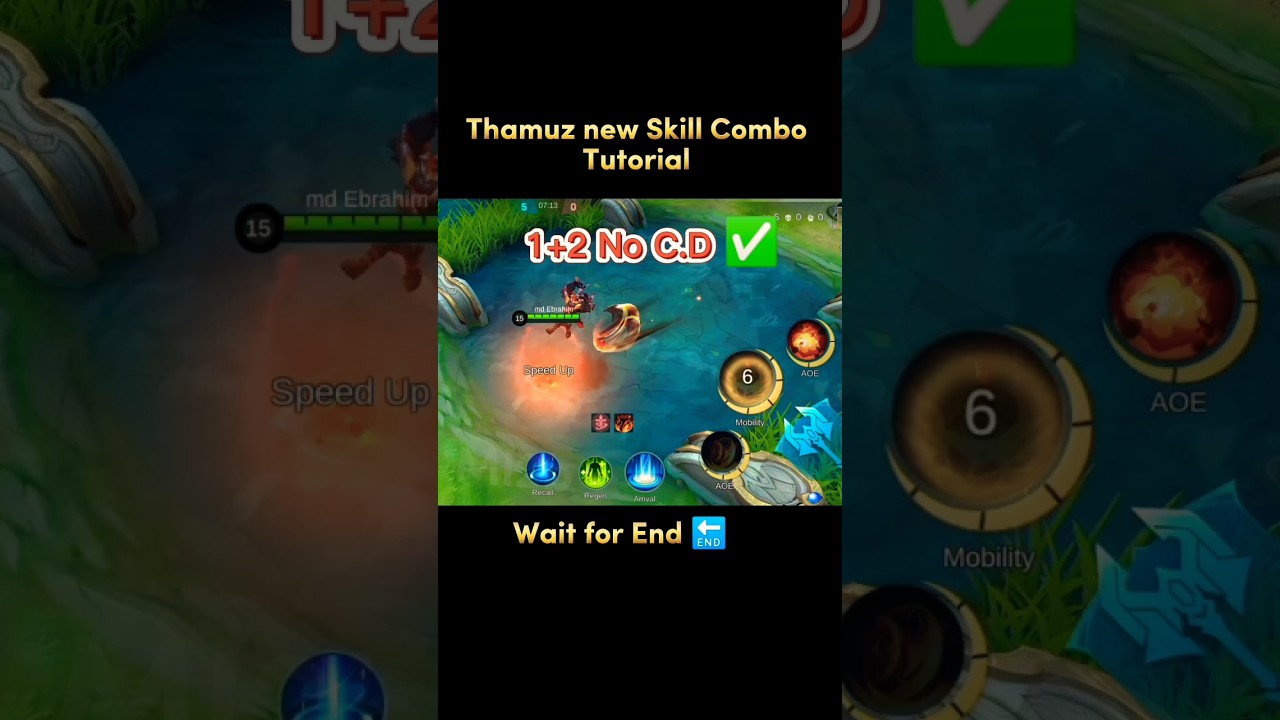 Thamuz Skill Combo Tutorial Mobile Legends #ml2b #thamuz #thamuzmlbb #mlbb #tutorial #tutorialmlbb