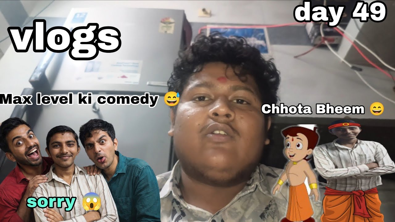 आज के ब्लॉक में यह क्या हो गया इतनी सारी कॉमेडी 😱100 day challenge vlog day 49 #vlog #fun 