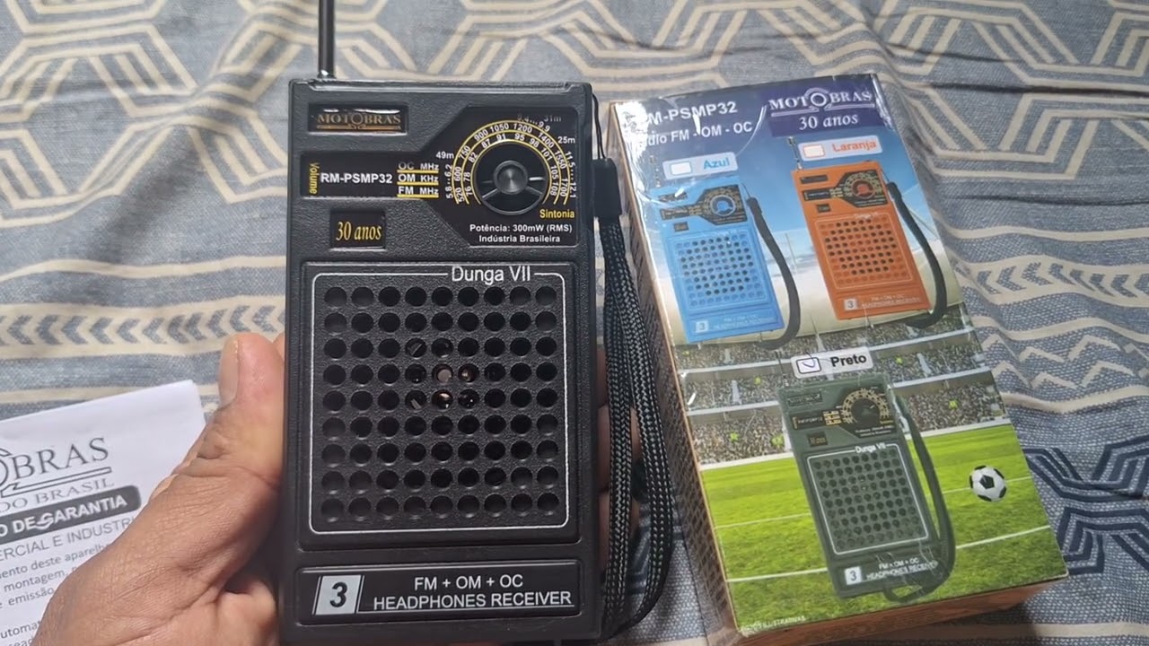 Rádio Portátil Motobras Dunga 7