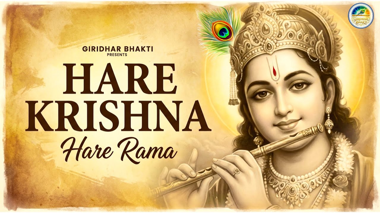 Hare Krishna Mahamantra | Hare Rama Hare Krishna | Divine Chanting Mantra | Peaceful Krishna Bhajan