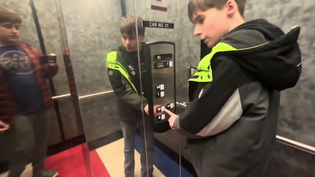 Riding every elevator at Danbury fair Mall with elevator, Cameron ￼￼