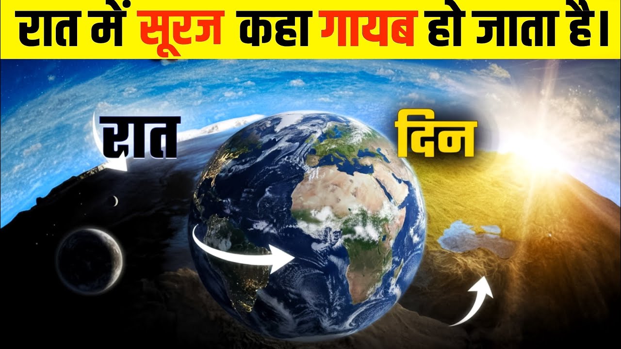 धरती पर दिन और रात कैसे होते हैं? | How Does Earth Get Day and Night?