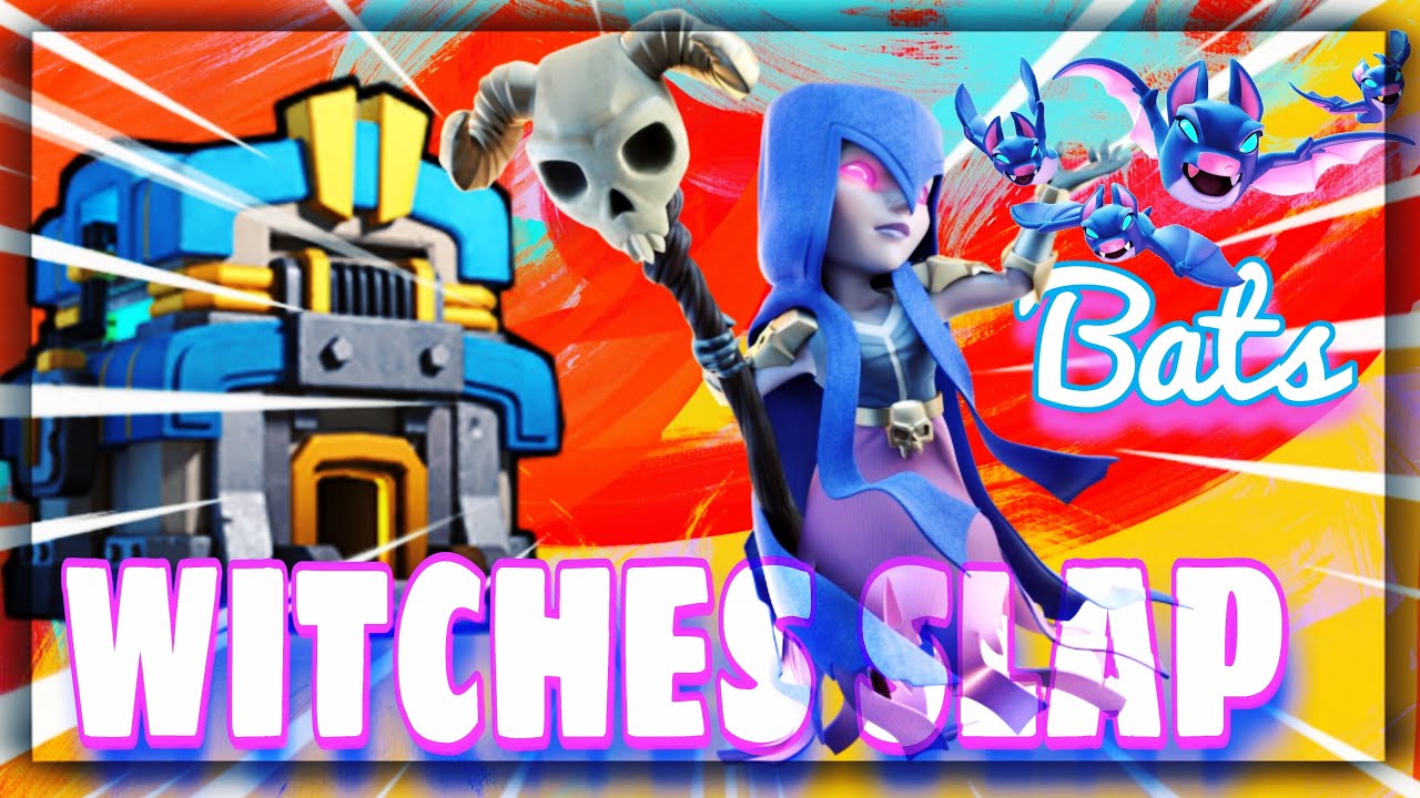 How To Get Three Star TH12 Base With low level Hero's | Witch slap bat attack strategy TH 12 | Coc