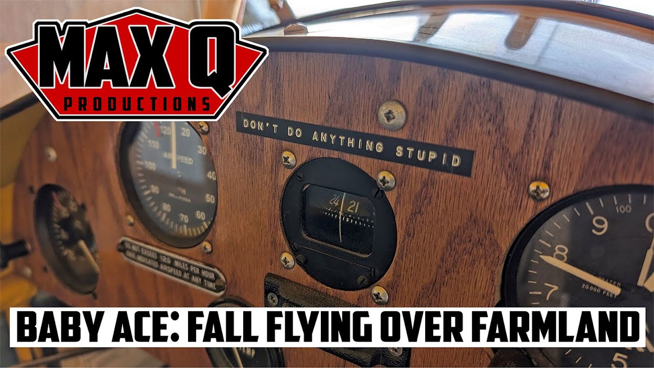 Do Not Watch This Boring Video Of Me Flying My Baby Ace Homebuilt Airplane Over Indiana Farmland!