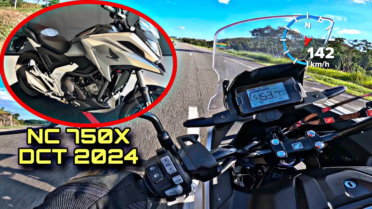 TESTE RIDE NOVA HONDA NC 750X DCT 2024 - O CÂMBIO AGORA É NACIONAL - ANDA BEM?