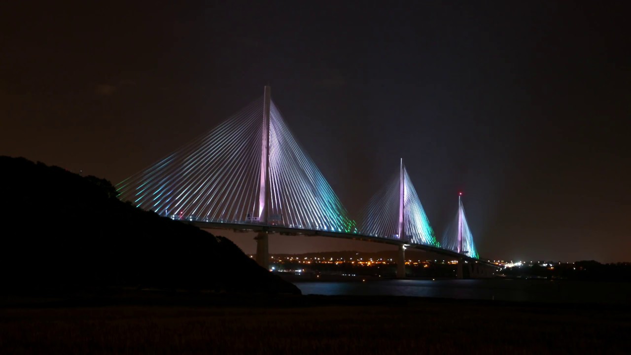 Lighting Up The Queensferry Crossing