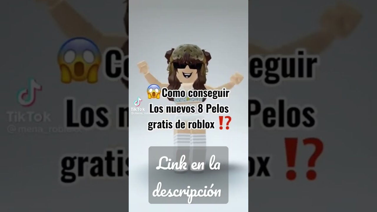 C&oacute;mo conseguir 8 nuevos pelos Gratis en Roblox