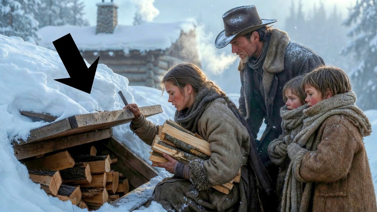 She Dug a Hidden Woodshed Under Her Cabin So Her Firewood Stayed Dry in Winter