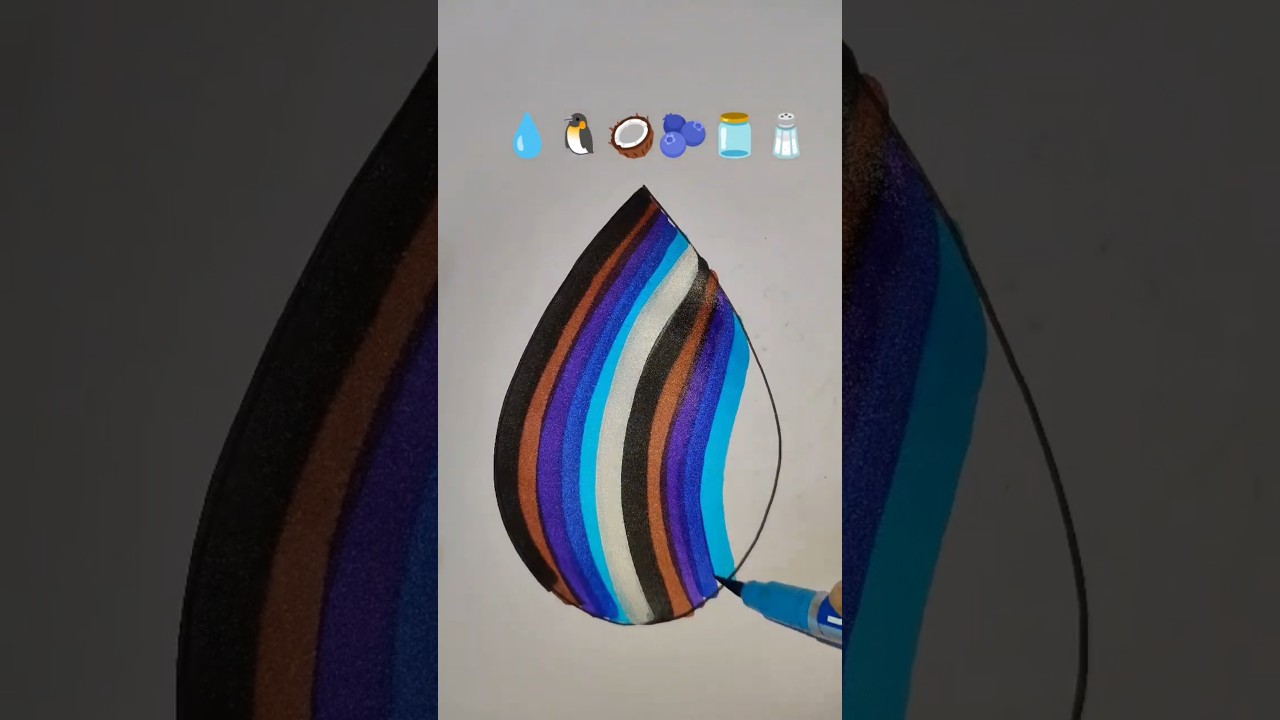 Увлекательное творческое искусство 💧🐧🥥🫐🫙🧂 