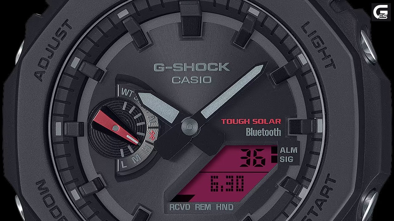 G-SHOCK GA-B2100BBR BASIC BLACK RED