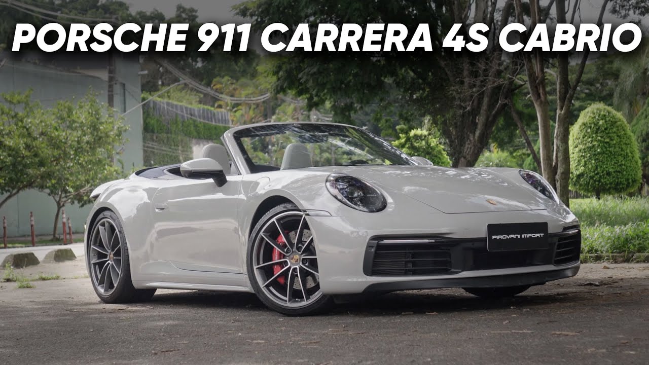 PORSCHE 911 CARRERA 4S CABRIO EM UMA CONFIGURAÇÃO MUITO ELEGANTE