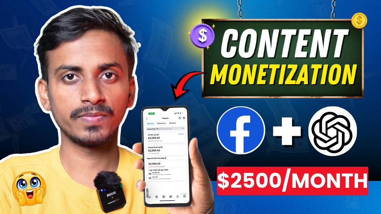 $2500/Month! Facebook is CRAZZZZY | Content Monetization 🔥