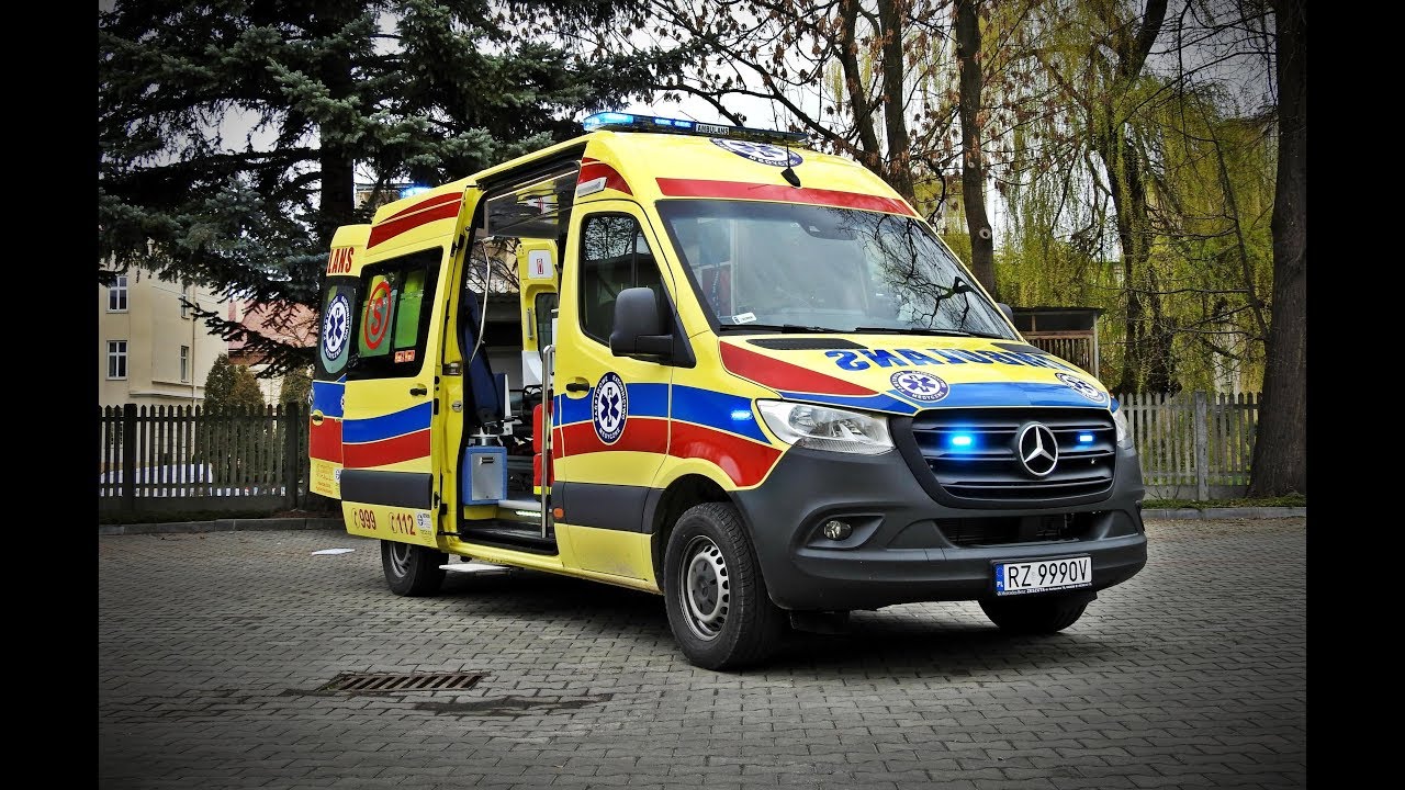 [NOWOŚĆ] Pokaz nowej karetki Mercedes Sprinter 419 CDi (S) R0105 z WSPR Rzeszów