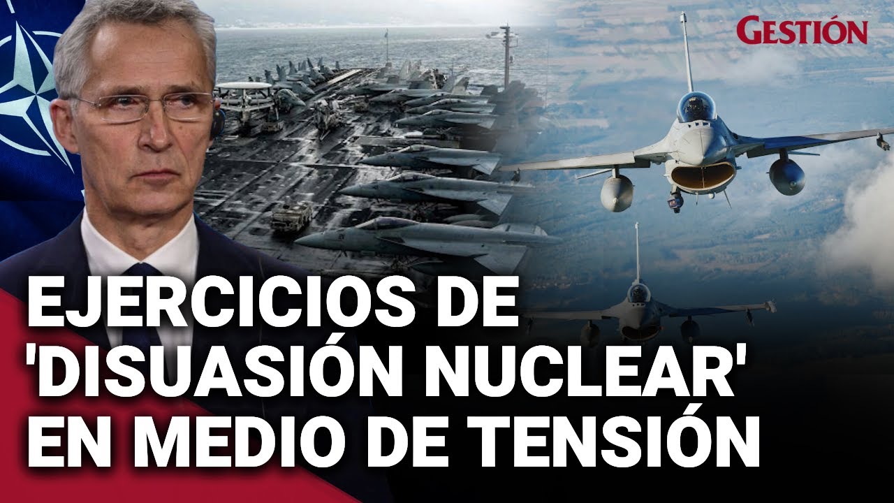 La OTAN inicia maniobras de DISUASI&Oacute;N NUCLEAR con 'bombarderos B-52' en medio de tensiones con RUSIA