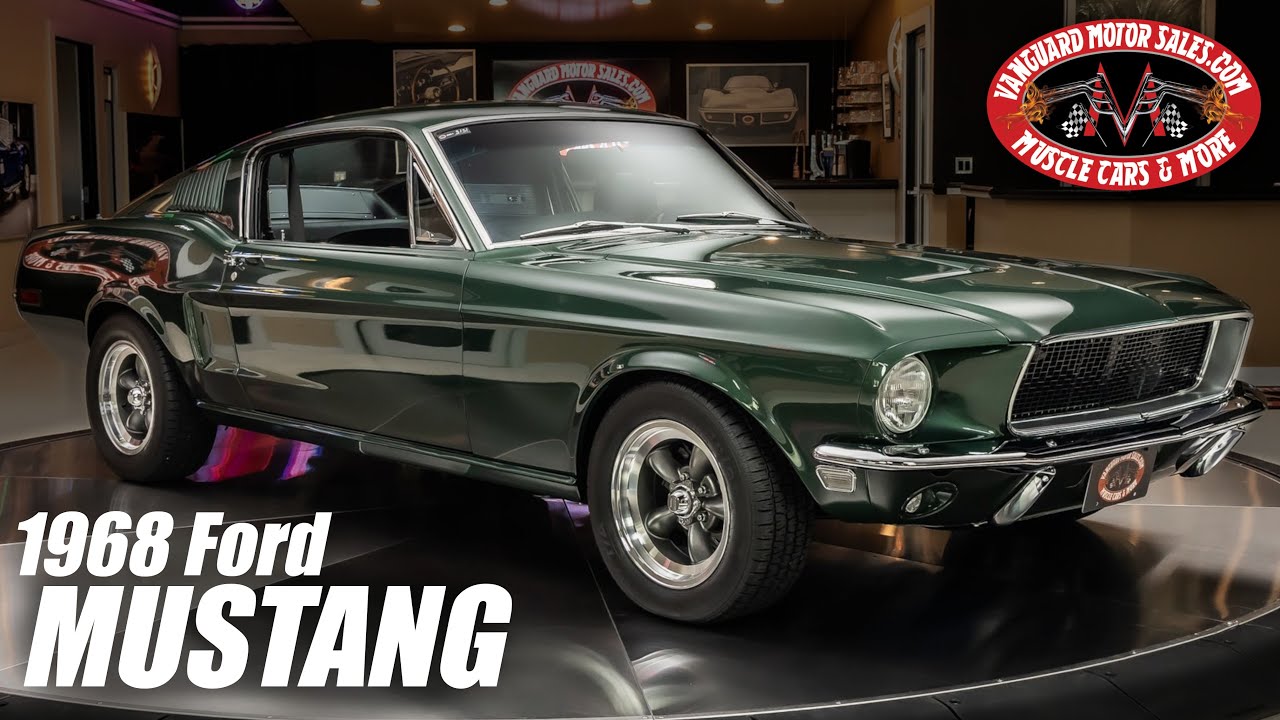 1968 Ford Mustang Fastback Bullitt For Sale Vanguard Motor Sales #3131