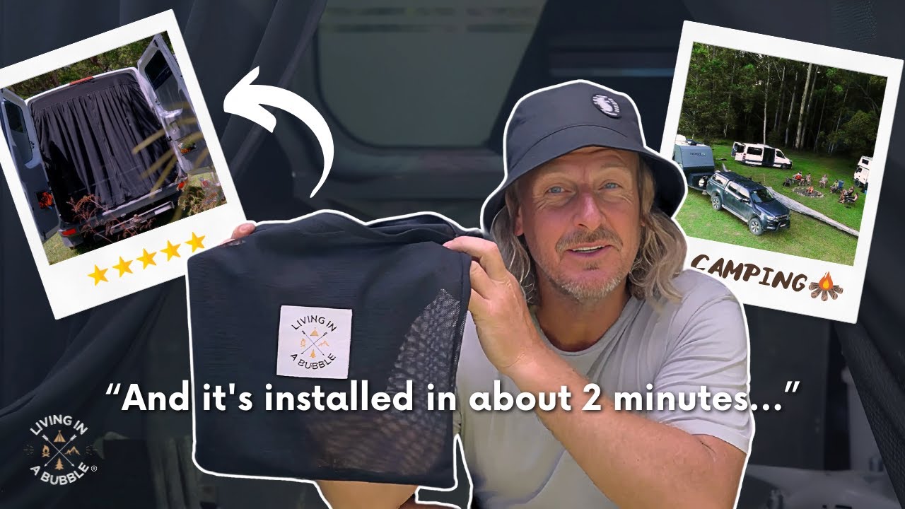 Best Magnetic Flyscreen for Van Life 🚐 | Bug-Free Camping Must-Have!