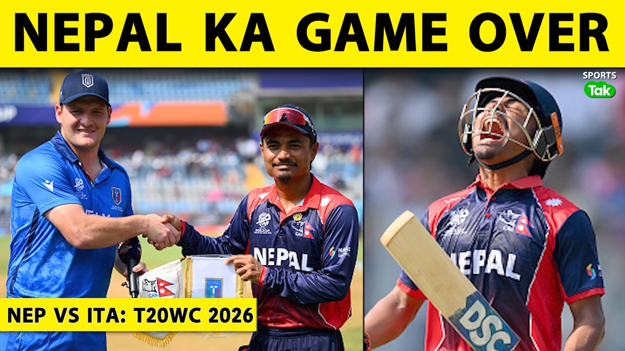 🔴T20WC 2026, NEP VS ITA: NEPAL KI 2 LAGTAAR HAAR, ITALY NE UDAA DIYE HOSH, 10 WKT SE HAARE