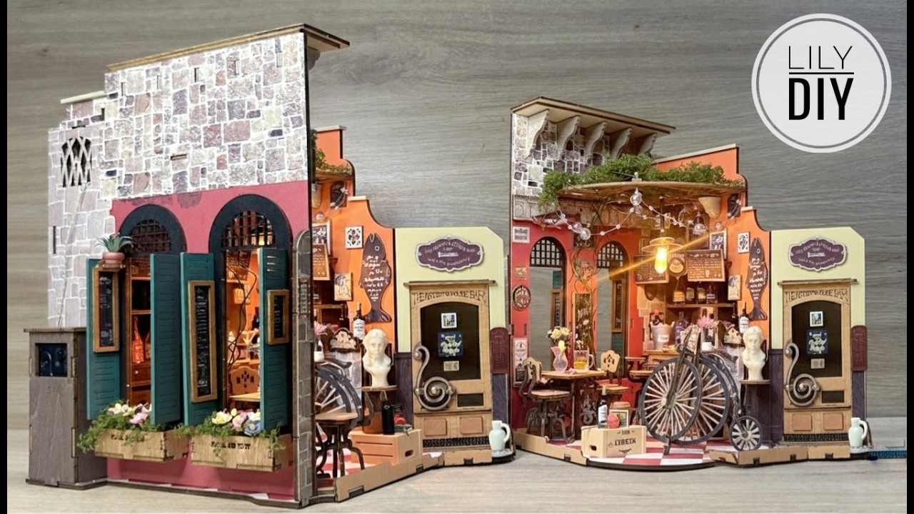 DIY Miniature Dollhouse || Cheers Bar Dining - Relaxing Satisfying Video