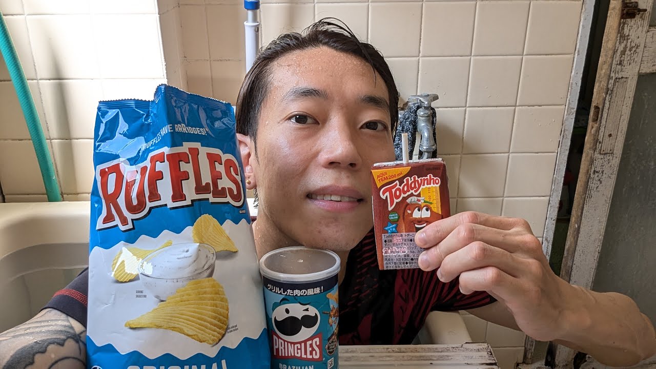 P&Eacute; DE MOCA E PRINGLES SABOR CHURRASCO - BANHEIRA DO JUJU