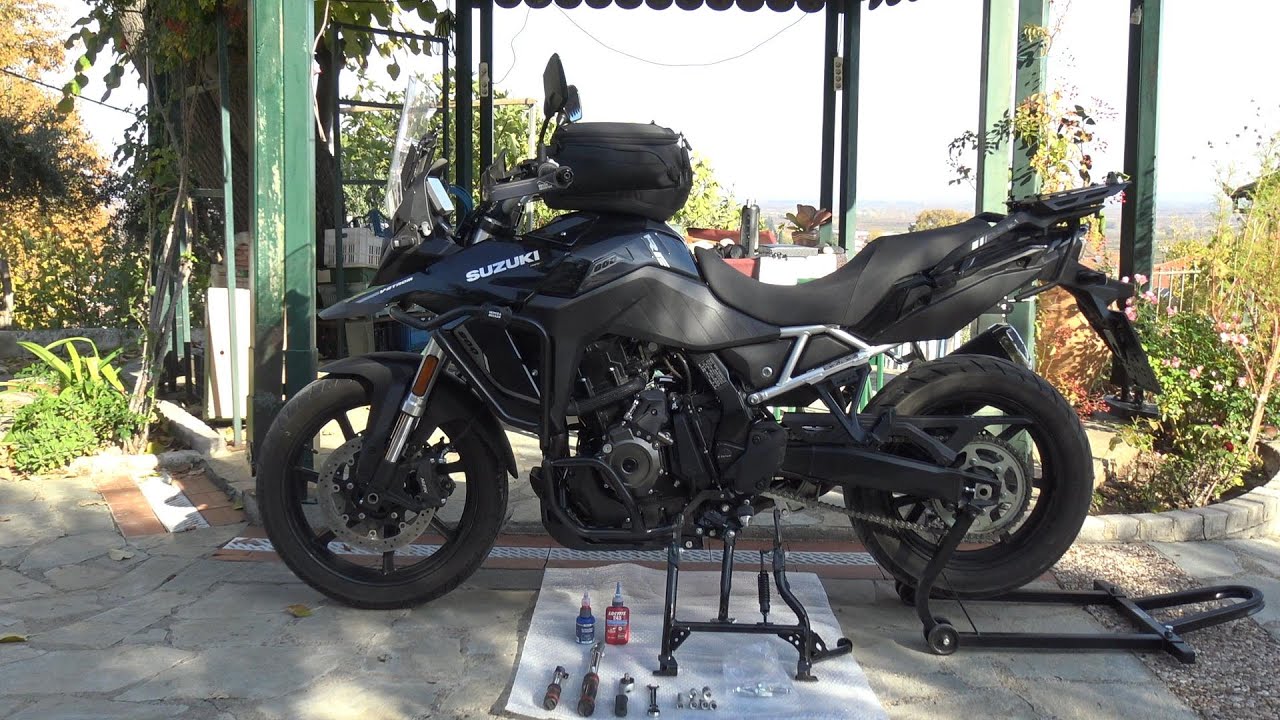 OEM Center Stand Installation | Vstrom 800 Accessories