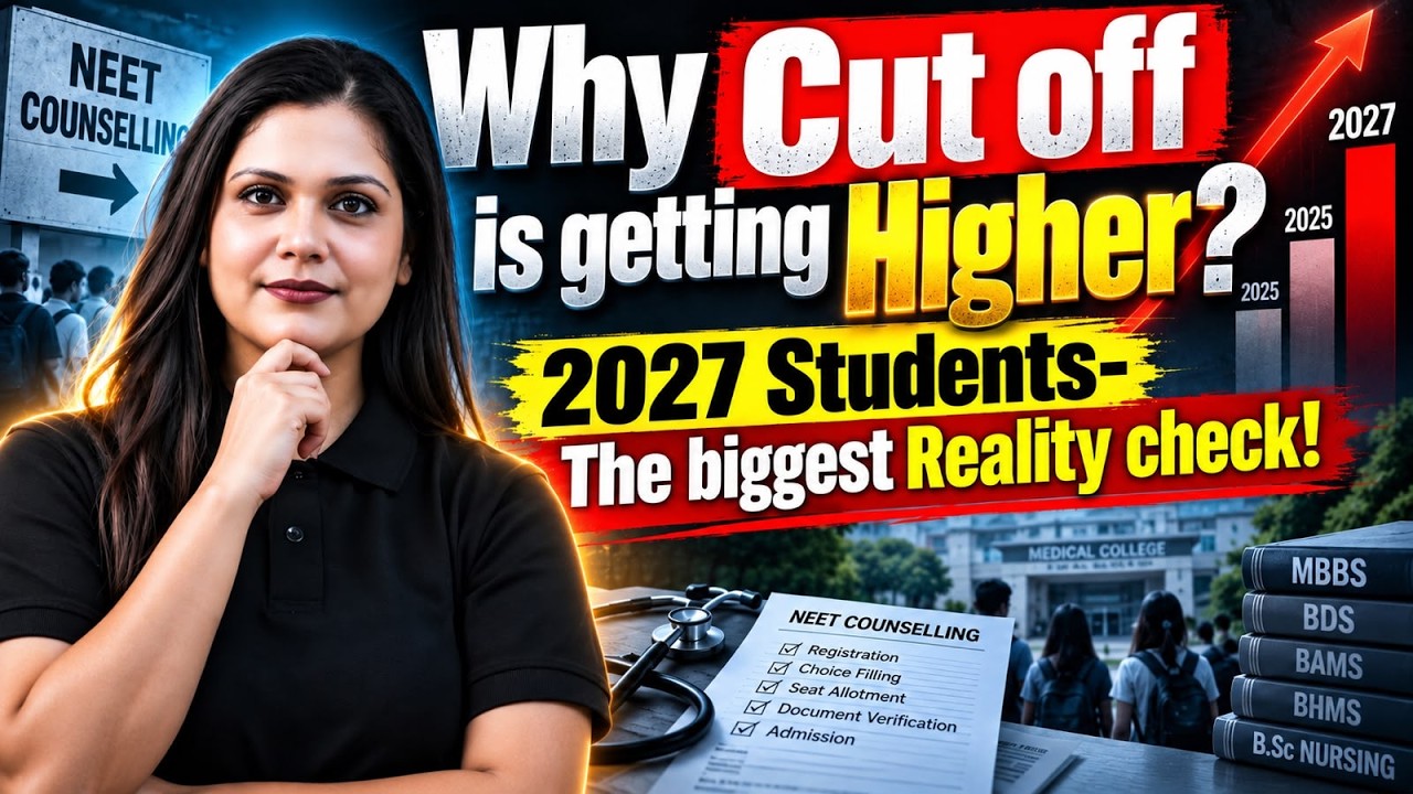 NEET 2026 vs 2025 Cut-Off Analysis | High Competition for NEET 2027 Aspirants! Be prepared