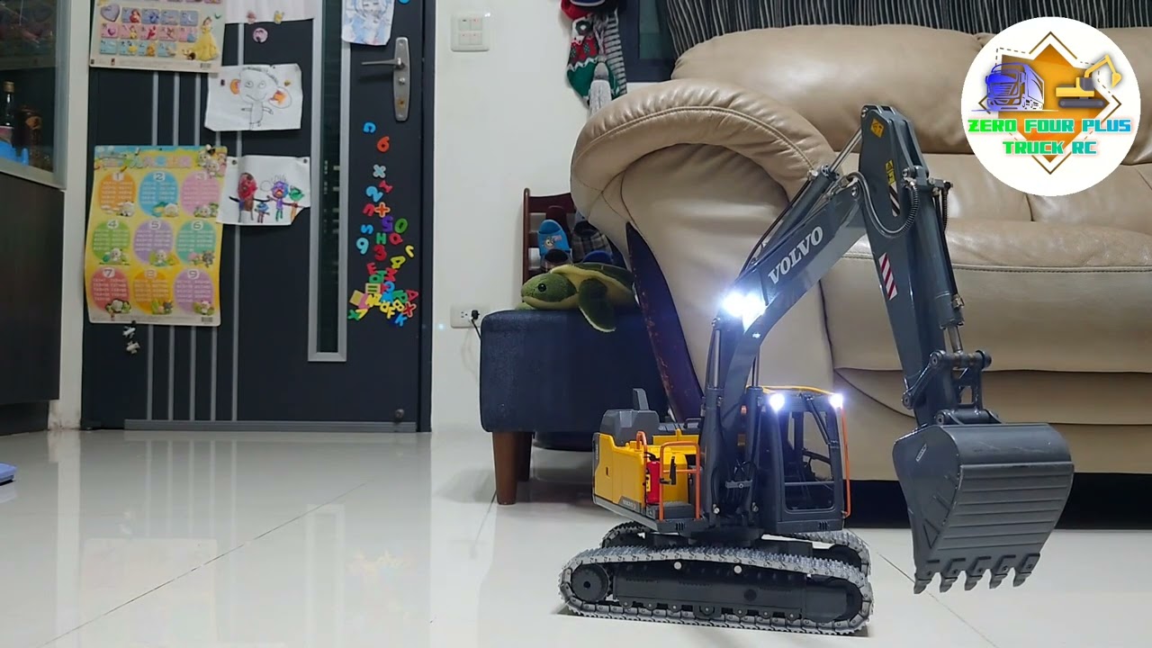 1/14 VOLVO EC160 液壓 挖土機 調機後測試(遙控拖車 卡車砂石車 雙鷹 Doubl e)