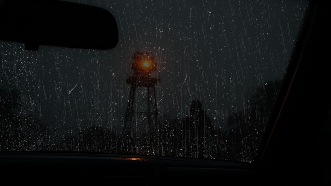 Heavy Rain on Car Window at Night 🌧️ | Deep Sleep Ambience to Quiet an Overthinking Mind