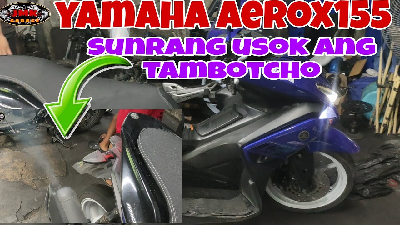 mausok at malakas kaen ng langis yamaha aerox || mga pyesang gagamitin || block set