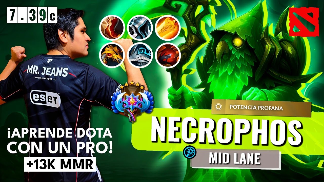 NECROPHOS | 💚 ¡NO ME PUEDEN MATAR! ASÍ SE APLASTA A UN COUNTER EN MID | 💪 UN TANQUE INDESTRUCTIBLE