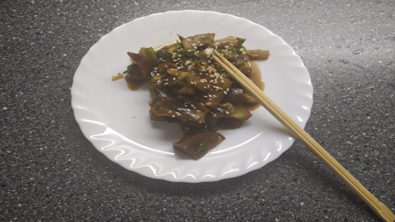 Баклажаны в корейском стиле | Asian style eggplant